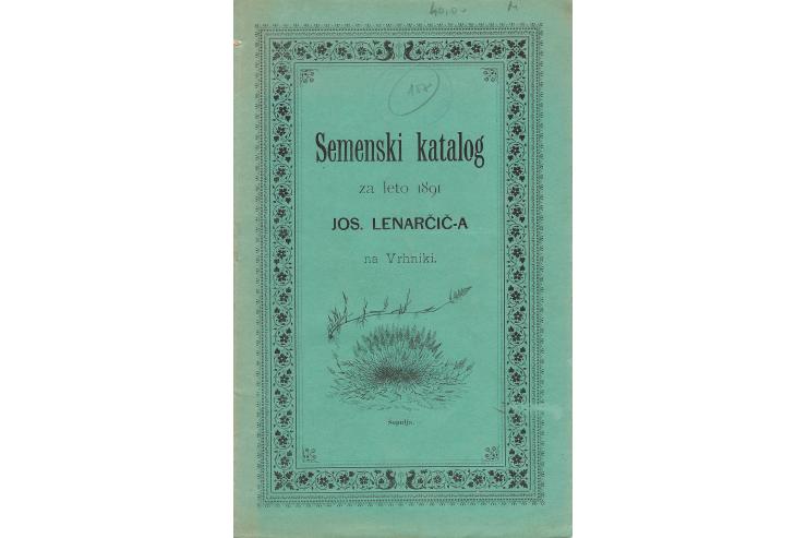 Semenski katalog za leto 1891