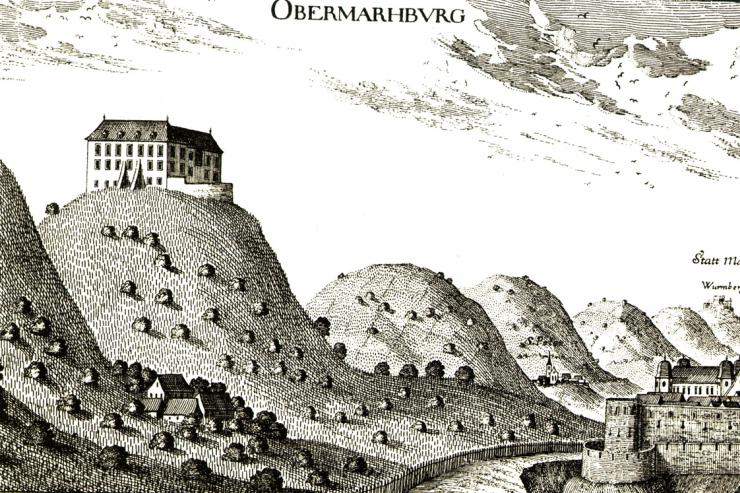G. M. Vischer, Grad na Piramidi, 1681