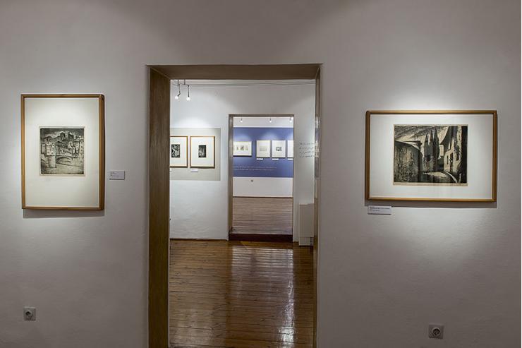 Pilonova galerija Ajdovščina - pogled na stalno zbirko