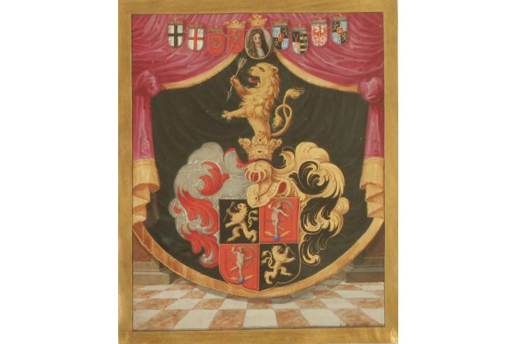 Coat of arms of Dr. Gregorius Carbonarius de Biseneg Dr. Gregorius Carbonarius de Biseneg - plemiški grb (Coat of arms of Dr. Gregorius Carbonarius de Biseneg)