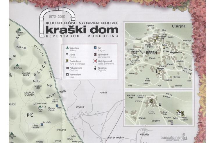 Mapa ledisnskih imen v Repnu, KD Kraški dom