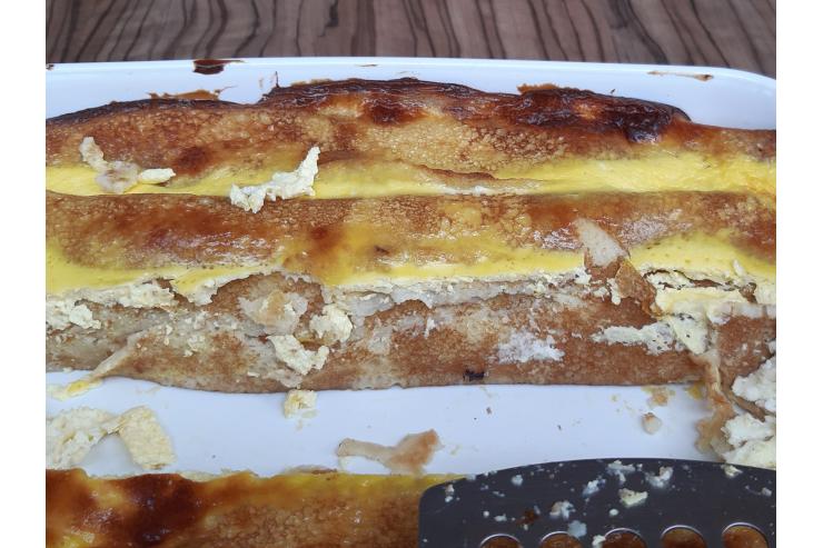 Tradicionalna jed iz domače skute - skutne palačinke, Waris Cimerman