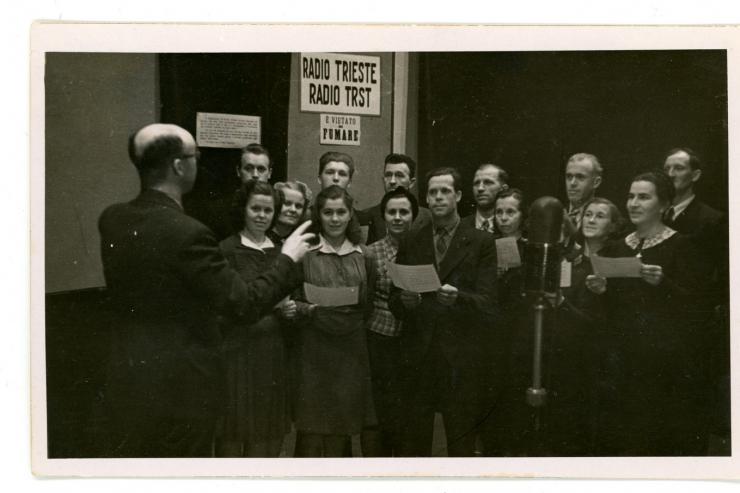Komorni zbor, Trst 1945