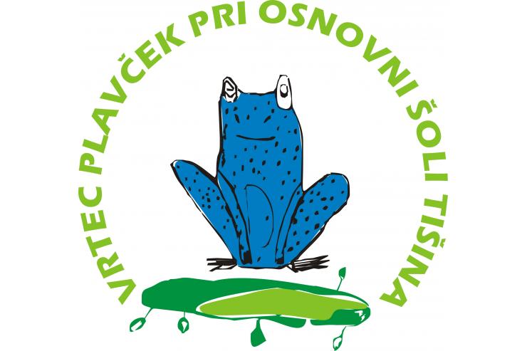 Logotip vrtca Plavček pri OŠ Tišina