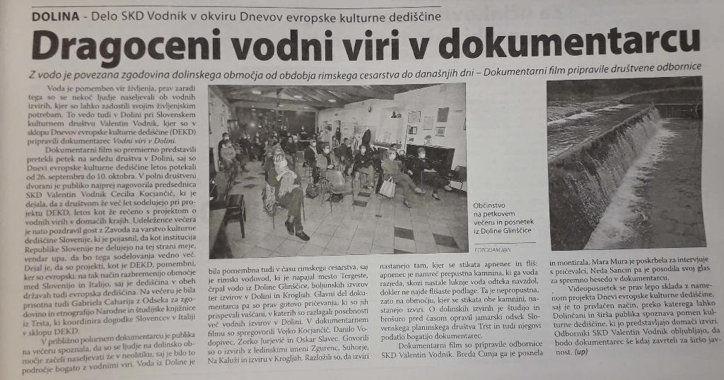 Vodni viri v Dolini Vodni viri v Dolini