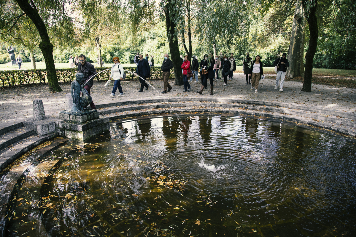 Razkrivanje kiparske dediščine parka Tivoli